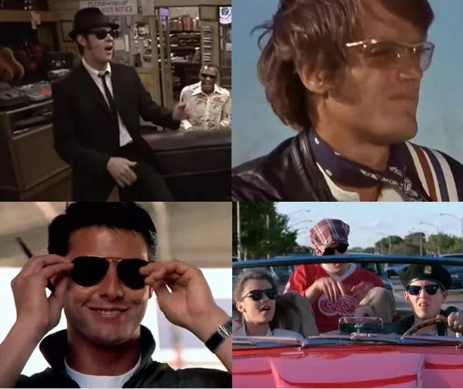 Como os óculos de sol no cinema influenciam as tendências da moda